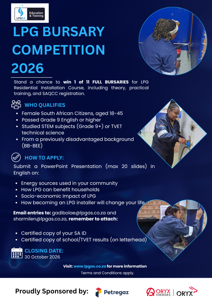 Bursary Poster.